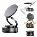 Car Phone Magnetic Stand with Mechanical Vacuum Suction Cup, 360 Degree Rotation ° Magnetic Adsorption Bracket Navigation Univer.