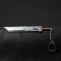 Final Fantasy Remake Cloud Strife Buster Sword Keychain Zack Fair Weapon Sword of Armor Break Key Ring For Fans Jewelry. 