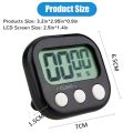 Magnetic LCD Digital Kitchen Countdown Timer Stopwatch with Stand Practical Cooking Sports Alarm Clock Reminder Tools. 