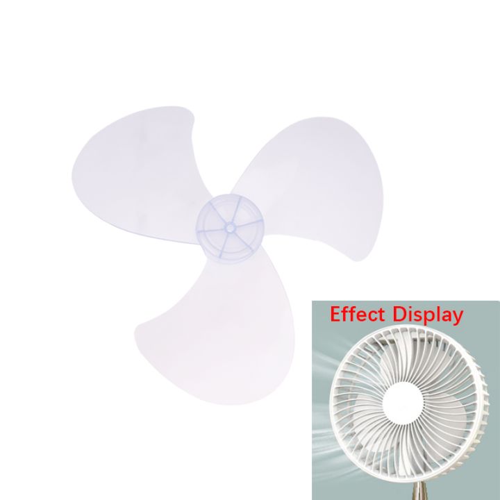 Multifunctional 14Inch 3 Leaves Plastic Fan Blade Household Electric Fan Standing Pedestal Fan Table Fanner Blade With Nut Cover