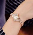 Analog stylish elegant watch for women - Rose gold. 