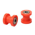 Motorcycle 8/10mm Drive Chain Roller Pulley Wheel Slider Tensioner Wheel GuideFor Enduro Motocross Pit Dirt Bike ATV CRF CR XR.