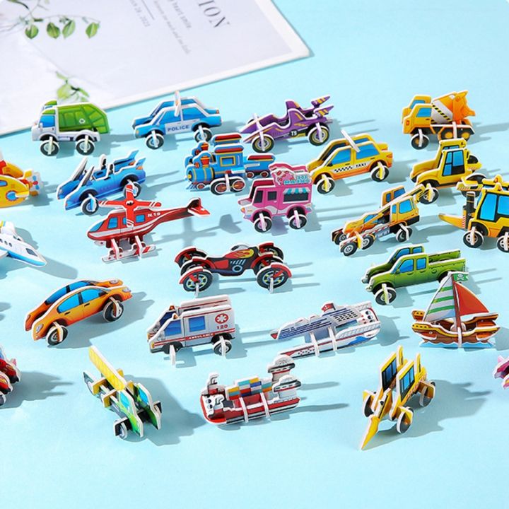 30Pcs%203D%20Cartoon%20Car%20Paper%20Jigsaw%20Puzzle%20Construction%20Truck%20Toys%20Kids%20Birthday%20Party%20Favors%20%20for%20Guests%20Goodie%20Pinata%20Filler%20-%20Image%202
