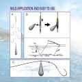 Fishing Weights Sinkers, 10 Sizes Teardrop-Shaped Fishing Lead Sinkers, Bass Casting Drop Shot Weights for Saltwater Freshwater.