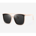 Korean style black couple glasses Big Frame Fashion sunglasses UV400 two UV protection reflective. 