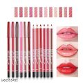 Shills lip liner pencil set of 12Pcs (Multicolor). 