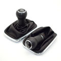 23mm For Volkswagen VW Golf 4 IV MK4 GTI R32 Bora Jetta 5 Speed Black Frame Gear Shift Knob Lever Gaiter Boot 1999-2004.