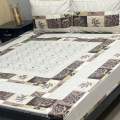 Embriodered Bedsheet Set King Size Patchwork Embriodered Bedsheet Double Bed Export Quality. 
