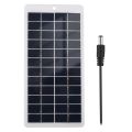 5W 12V Solar Panel Portable Solar Power Polycrystalline Siliocone Solar Charger Mini High Efficiency Solar Module with Clips. 