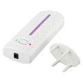 Wireless Mini Dehumidifier With Circulating Moisture Absorption For Wardrobe, Closet, Bedroom And Car, White 16.8x5.5x2cm.