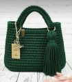crochet bag. 