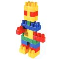 Building Blocks 54 - 95 Pieces large Big jumbo Mega Bricks construction educational Multi color block brick Assemble BPA Free toy set bag safe for kids . 