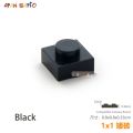100pcs/lot DIY Blocks Building Bricks Thin 1x1 Educational Assemblage Construction Toys for Children Size Compatible With 3024.