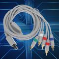 1080P Component Cable HDTV Audio Video AV 5RCA Cable for Nintendo Wii. 