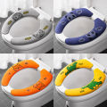 Universal Toilet Seat Cover Cartoon Toilet Sticker Toilet Sticky Seat Cushion Wash Bathroom Heater Seat Cover Cushion Cushion. 