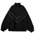 Hip Hop Varsity Jacket Men High Street Patchwork Color Block Windbreaker Outerwear Coats Spring Autumn Thin College Jackets Male.