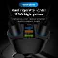 66W Fast Charging Car Charger QC3.0 Cigarette Multifunctional USB Type C Car Phone Charger For iphone .