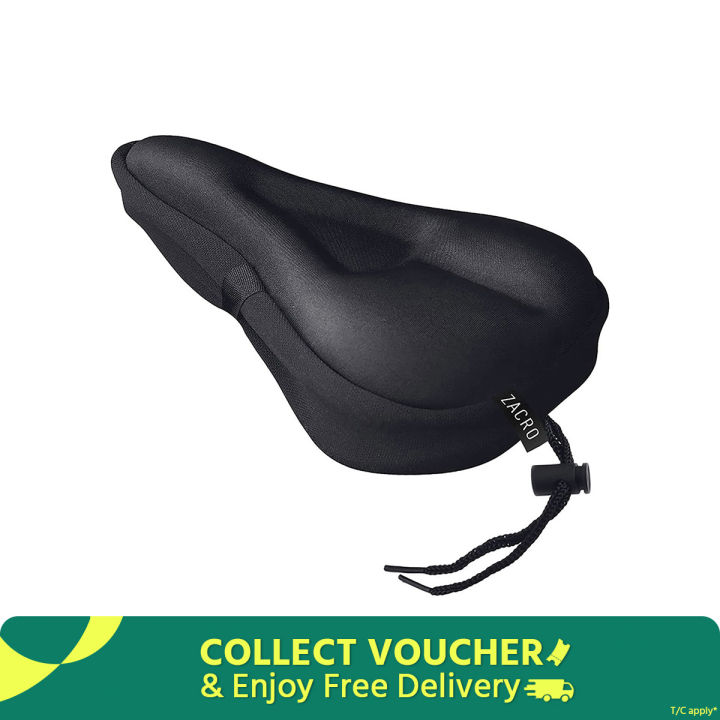 3D Gel Silicone Bicycle Saddle Cover – Soft Padded Seat Cushion for Ultimate Comfort | Multicolor
