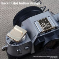 Camera hot Shoe Cover Suitable for Fuji XS20 x100VI XM5 XT50 R8 r50 r6 Z50 ZFC Z30 Micro Single Metal Dust Cover.