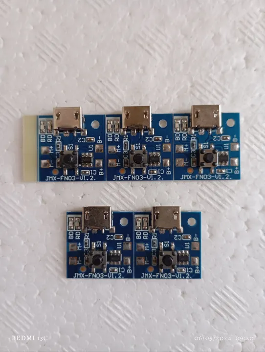 (3%20pcs)%20%20Rechargeable%20Fan%20Circuit%203%20Step%20Fan%20Speed%20Control%20&%20LED%20Light%20Controler%20Replacement%20Parts%20for%20Battery%203.7V%204.2V%20Mini%20Rechargeable%20Fan%20-%20Image%203