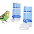 Blue Birds Plastic Feeder Large Bird Pet Drinker Feeder Waterer Clip for Aviary Budgie Lovebird Bird Feeder Farming Equipment Bird Drink Water Bottle (1 Pc) (1 PC). 