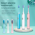 Tongwode Sonic Electric Toothbrush IPX7 Waterproof Adult Couple Home Use Soft Bristle Replaceable With 6 Tooth Brush Heads. 