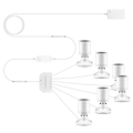 Smart TUYA Mini LED Spotlights 1-6PCS Group Lighting Support Alexa  Home APP Voice Control 45° Adjustable lightify. 