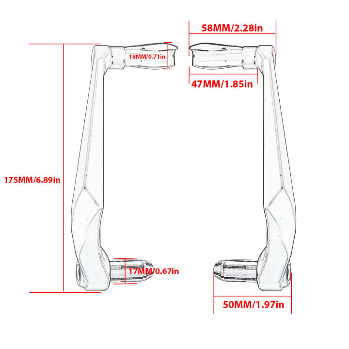 Universal%207/8"%20Motorcycle%20Handlebar%20Handguard%20Protecter%20Brake%20Lever%20Clutch%20Guard%20for%20Scooter%20ATV%20Mountain%20Bike%20Hand%20Guard%20-%20Image%203