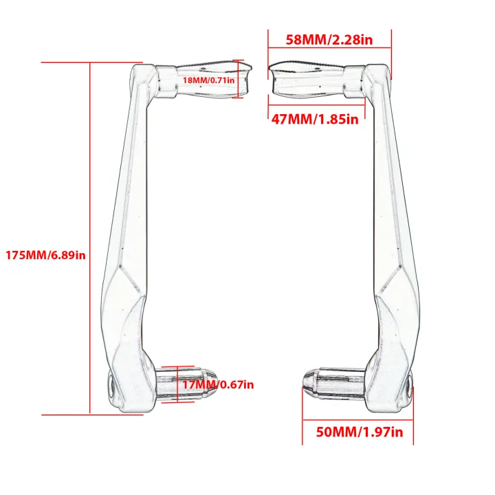 Universal%207/8"%20Motorcycle%20Handlebar%20Handguard%20Protecter%20Brake%20Lever%20Clutch%20Guard%20for%20Scooter%20ATV%20Mountain%20Bike%20Hand%20Guard%20-%20Image%203