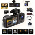 Dash Cam 2/3 Channel Car Black Box WiFi DVR HD 1080P Video Front Built-in and Rear Camera W/IR Night Vision car accessories. 