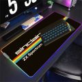 Retro Sinclair Zx Spectrum For Rgb Mouse Pad Xxl Steelseries Laptop Mat Gaming Backlit Keyboard Gamer Table Deskpad. 