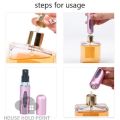 5ml Empty Perfume Refill Atomizer – Portable Travel Spray Bottle with Durable Metal Body. 