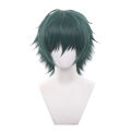 Anime Jujutsu Kaisen Maki Zenin Cosplay Wig Short Green Hair Glasses Shimetsu Kaiyuu Halloween Party.