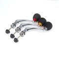 Red Metal Gold 2024 New Spinning Wheel All-Metal EVA Retrofit Handle Strong And Smooth.
