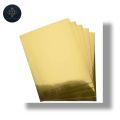 pack of 5 Golden mirror sheet A4 size. 