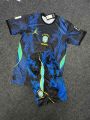 Brazil Aero-Fit Away jersey pant combo Brazil away Football Jersey and Shorts Premium Kit.