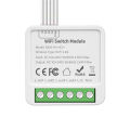 Tuya Mini 2/3/4 Gang Wifi Smart Switch 2 Way Module On Off Breaker Wireless Remote Voice Switches For Google Home Alexa Alice. 