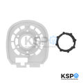 Front Cover of Motor Fan Mitsubishi Mitsubishi 16-18 Inch Part No. F03502T01/F03502T02 with Grille Lock (Genuine from the Center) Fan Spare Parts. 