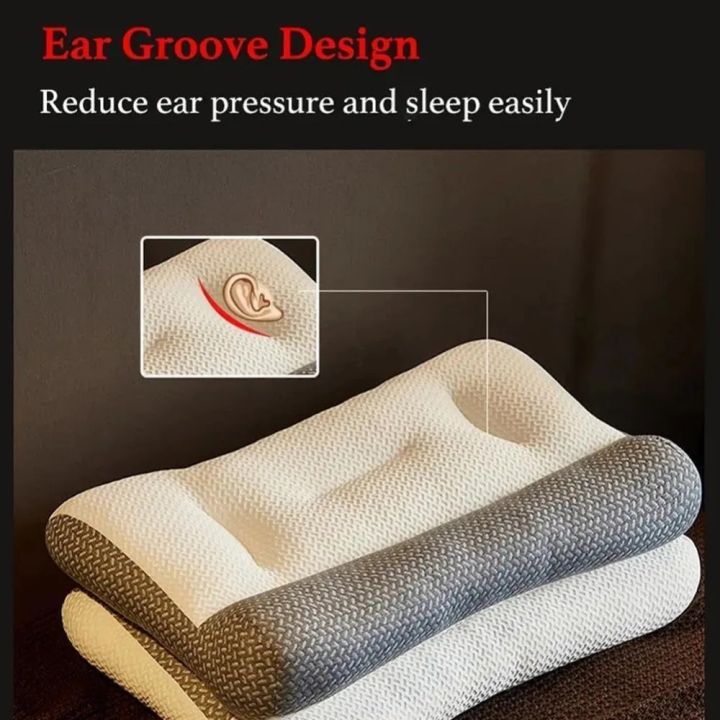 1pc%20Memory%20Foam%20Cervical%20Pillow,%202%20in%201%20Ergonomic%20Contour%20Orthopedic%20Pillow%20for%20Neck%20Pain,%20Contoured%20Support%20Pillows,Neck%20Pillow%20-%20Image%202