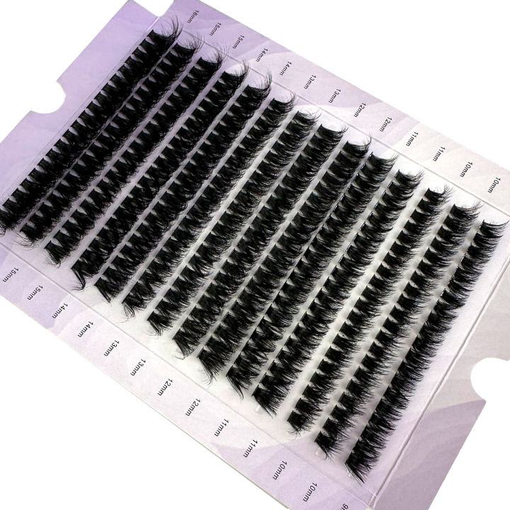 14%20Rows%205D%20Fluffy%20Cluster%20Lashes%2060D/80D/100D/140D/160D%20Thick%20Eyelash%20D/DD%20Curl%209-16mm%20Mix%20Individual%20Lashes%20DIY%20Lash%20Extensions%20-%20Image%204