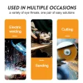 Automatic Darkening Dimming Welding Glasses Anti-glare Argon Arc Welding Glasses Welder Eye Protection Goggles Tools. 