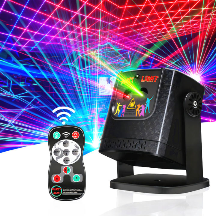 Party Lights, DJ Disco Lights, Laser Stroboscopic Lights, USB-Powered Projectors, Portable Family Party Camping Decorations