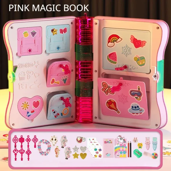 Jewelry%20Makeup%20Kit%20for%20Kids%20Magic%20Book%20%20DIY%20Handmade%20Rings%20Bracelets%20Pretend%20Play%20Princess%20Girl's%20Birthday%20Xmas%20%20-%20Image%206