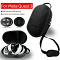 EVA Portable Storage Bag Waterproof Crossbody Bag Adjustable Shoulder Strap Shockproof Anti-Scratch for Meta Quest 3 VR Headset. 
