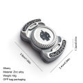 Fun 3-In-1 Game EDC Fidget Toys Personalized Skeleton Ghost Fidget Spinner Alloy Fidget Slider Stress Release Toy Sound Coin Toy.
