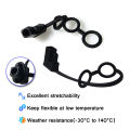 SAE Dust Cap(Upgrade) 2 Pin Plug Replacement  Waterproof Cover Lid Top Protect SAE Solar Motor Connector Adapter. 