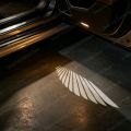 Door lighting, floor light, door opening projector, Angel Wing welcome light, car accessories, car atmosphere. 