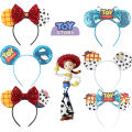 HEROCROSS Cute Mouse Headband Pixar Toy Story Hair Accessories Women Woody Buzz Lightyear Headbands for Girl Ears Alien Headband. 
