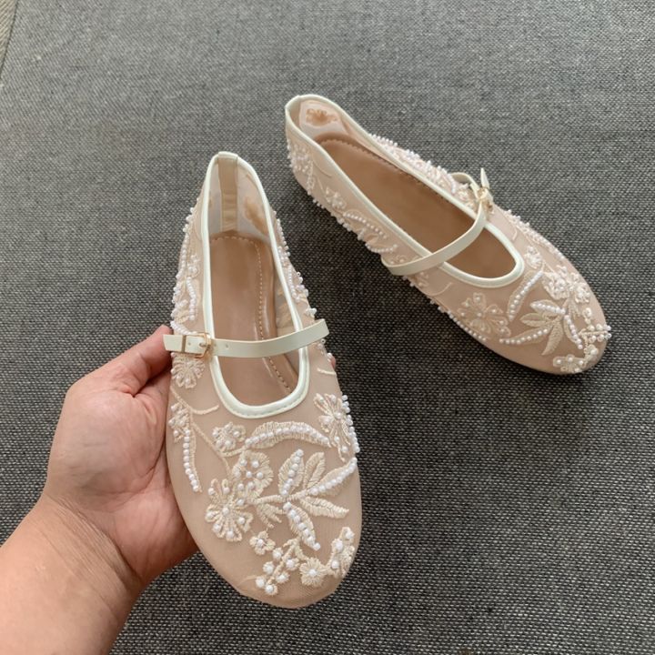 Women%20Design%20Embroidery%20Flowers%20Pearl%20Mesh%20Round%20Tor%20Buckle%20Strap%20Ballet%20Flats%20Loafers%20Ladies%20Mary%20Jane%20Shoes%20Woman%20Mules%20Sandal%20-%20Image%202