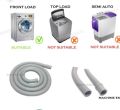 Front Load Washing Machine Water Drain Hose Pipe. 